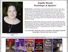 Tablet Screenshot of jenniferbrozek.com